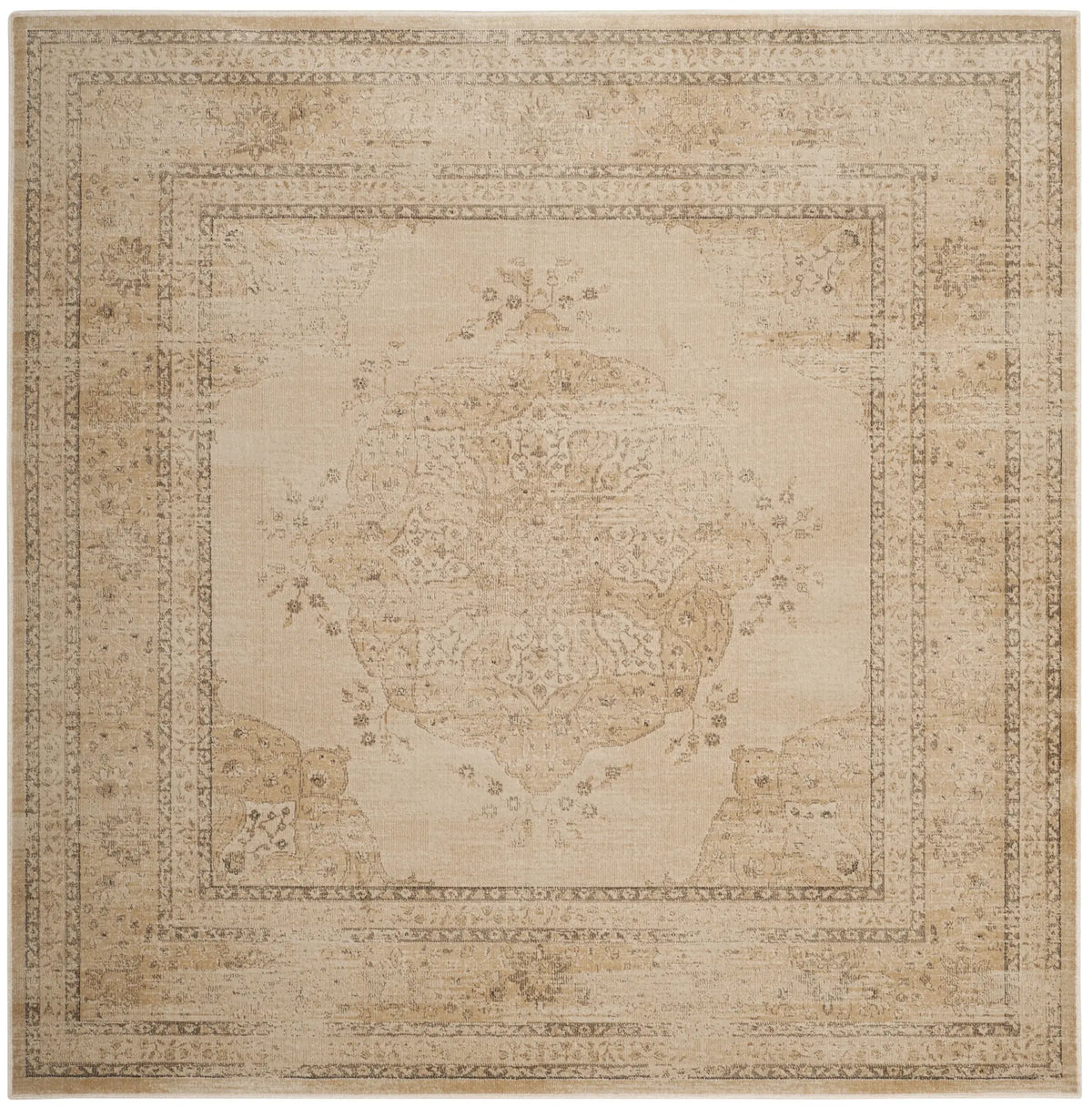 Safavieh Vintage 6'-0" x 6'-0" Rug in Creme