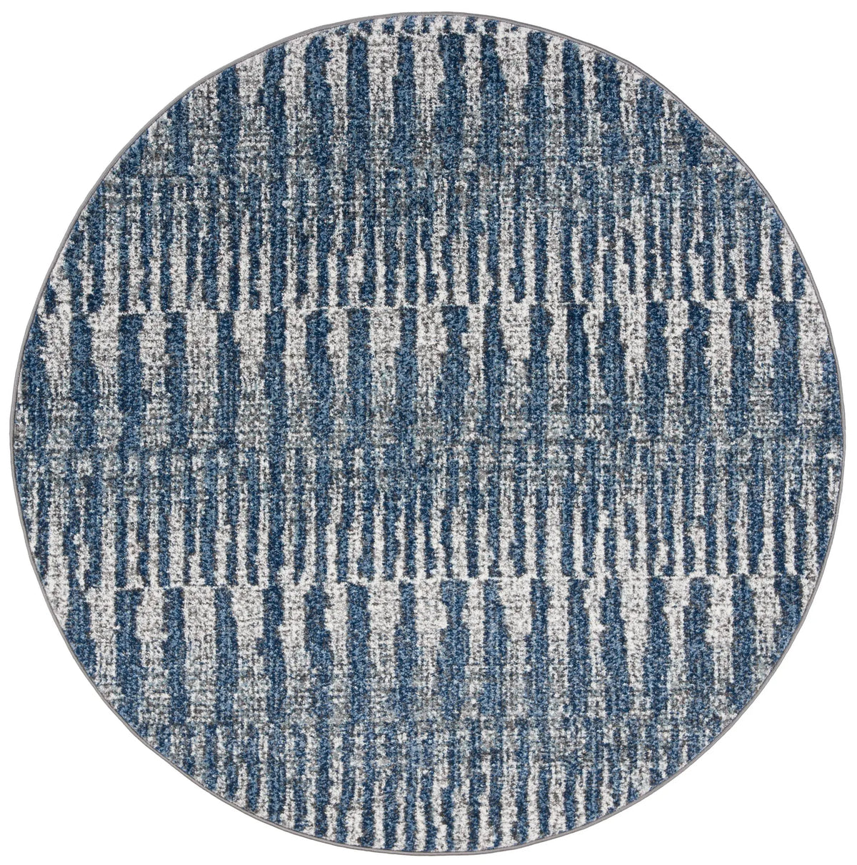 Safavieh Galaxy 5'-3" x 5'-3" Rug in Navy / Light Grey