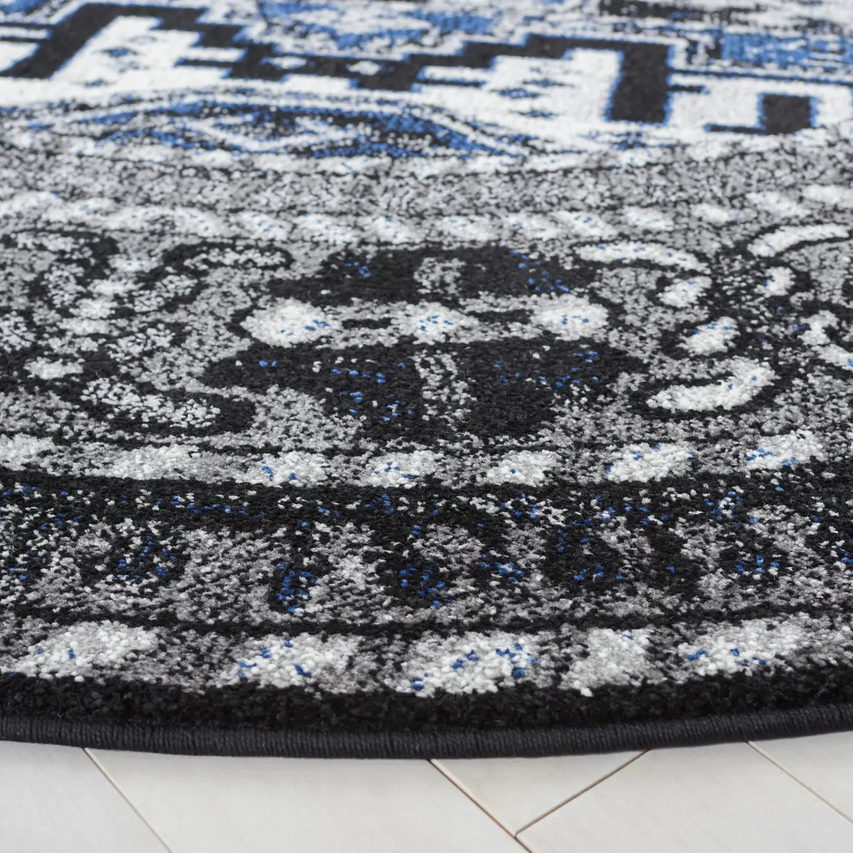Safavieh Vintage Hamadan 6'-7" x 6'-7" Rug in Grey / Blue