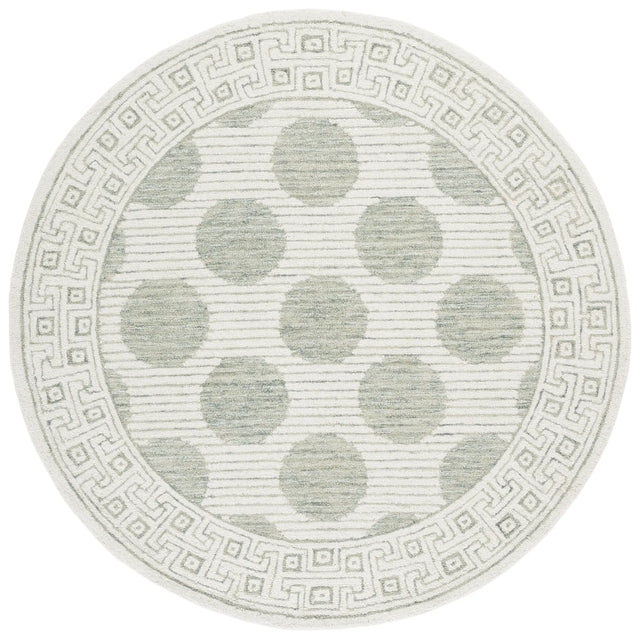 Safavieh Pine 6'-0" x 6'-0" Rug in Sage / Ivory