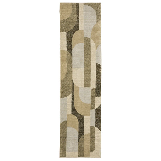 Oriental Weavers Sphinx Strada Str02 Brown/ Beige Rugs - runner