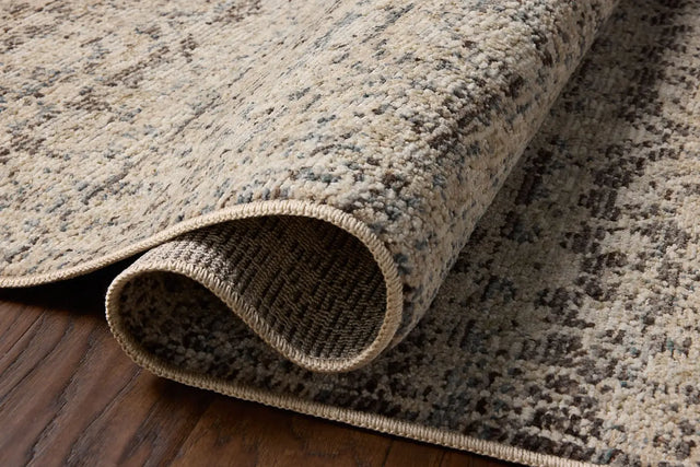 Loloi Milena MLE-03 Linen / Midnight Rug - pile height