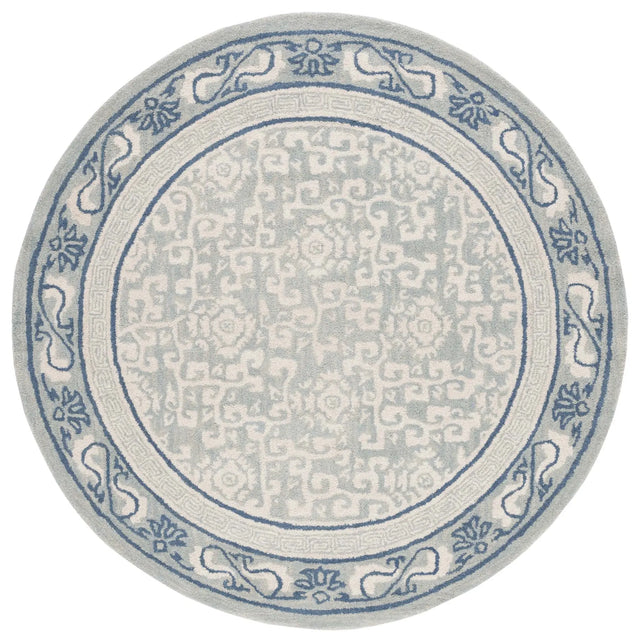 Safavieh Antiquity 6'-0" x 6'-0" Rug in Light Blue / Ivory