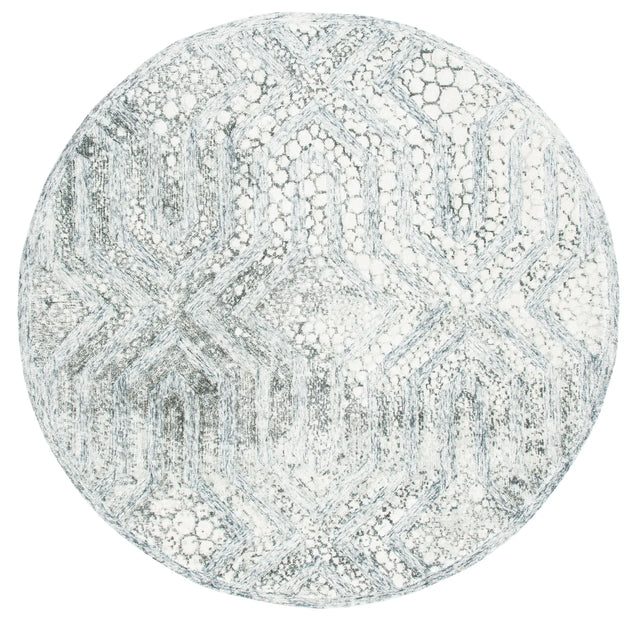 Safavieh Restoration Vintage 6'-0" x 6'-0" Rug in Charcoal / Ivory