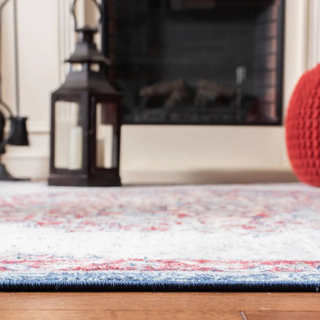 Safavieh Brentwood 4'-0" x 6'-0" Rug in Ivory / Red