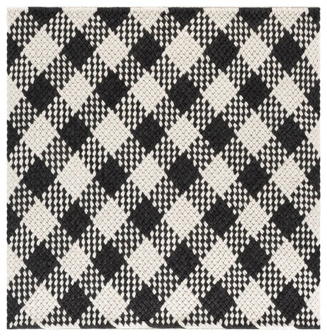 Safavieh Natural Fiber Couture 6'-0" x 6'-0" Rug in Ivory / Black