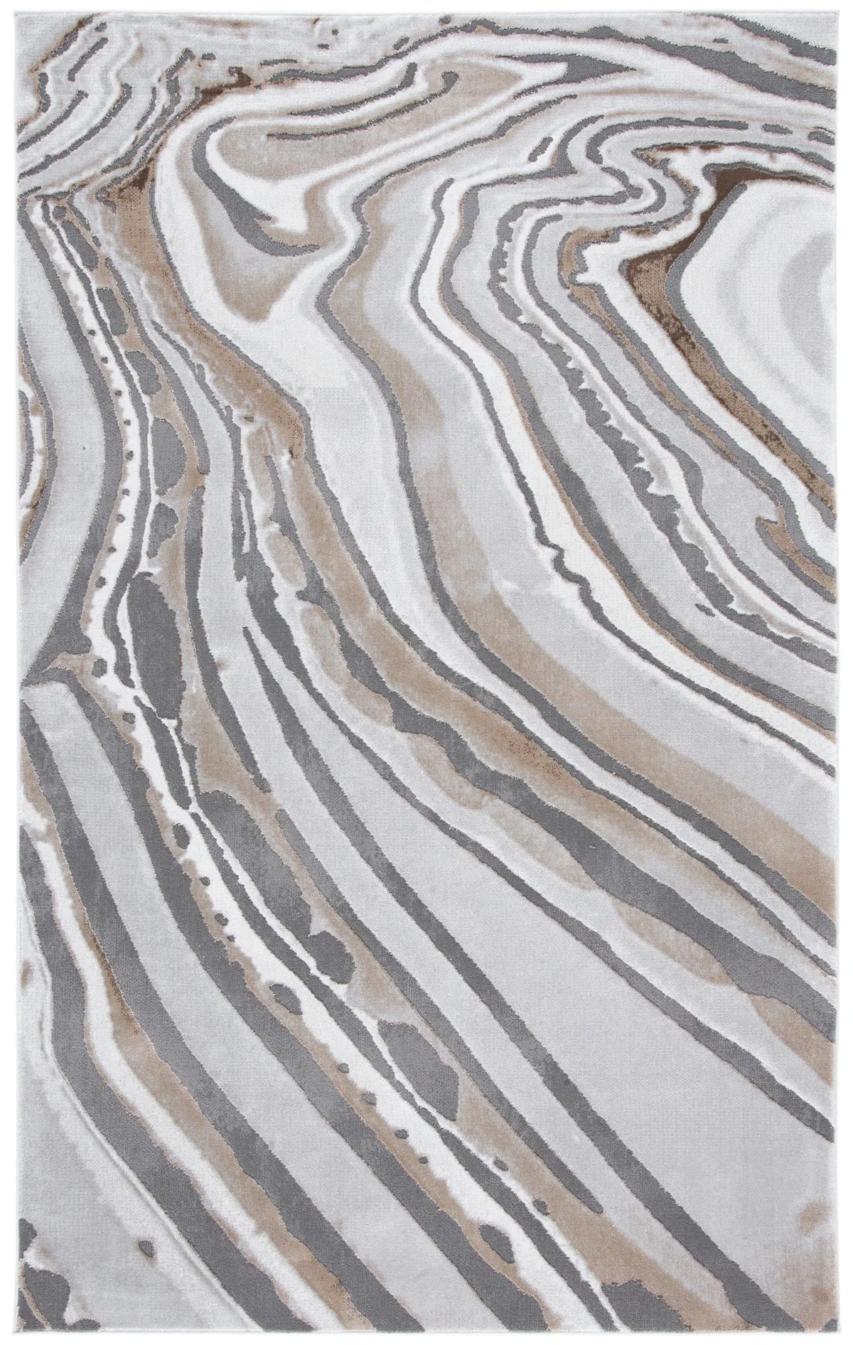 Safavieh Craft 4'-0" x 6'-0" Rug in Gold / Grey
