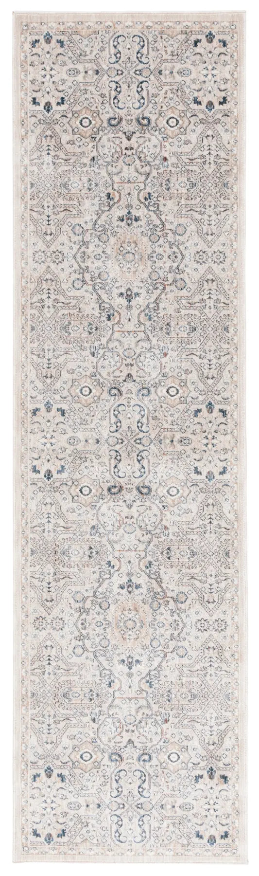 Safavieh Sutton 2'-2" x 8'-0" Rug in Beige / Navy