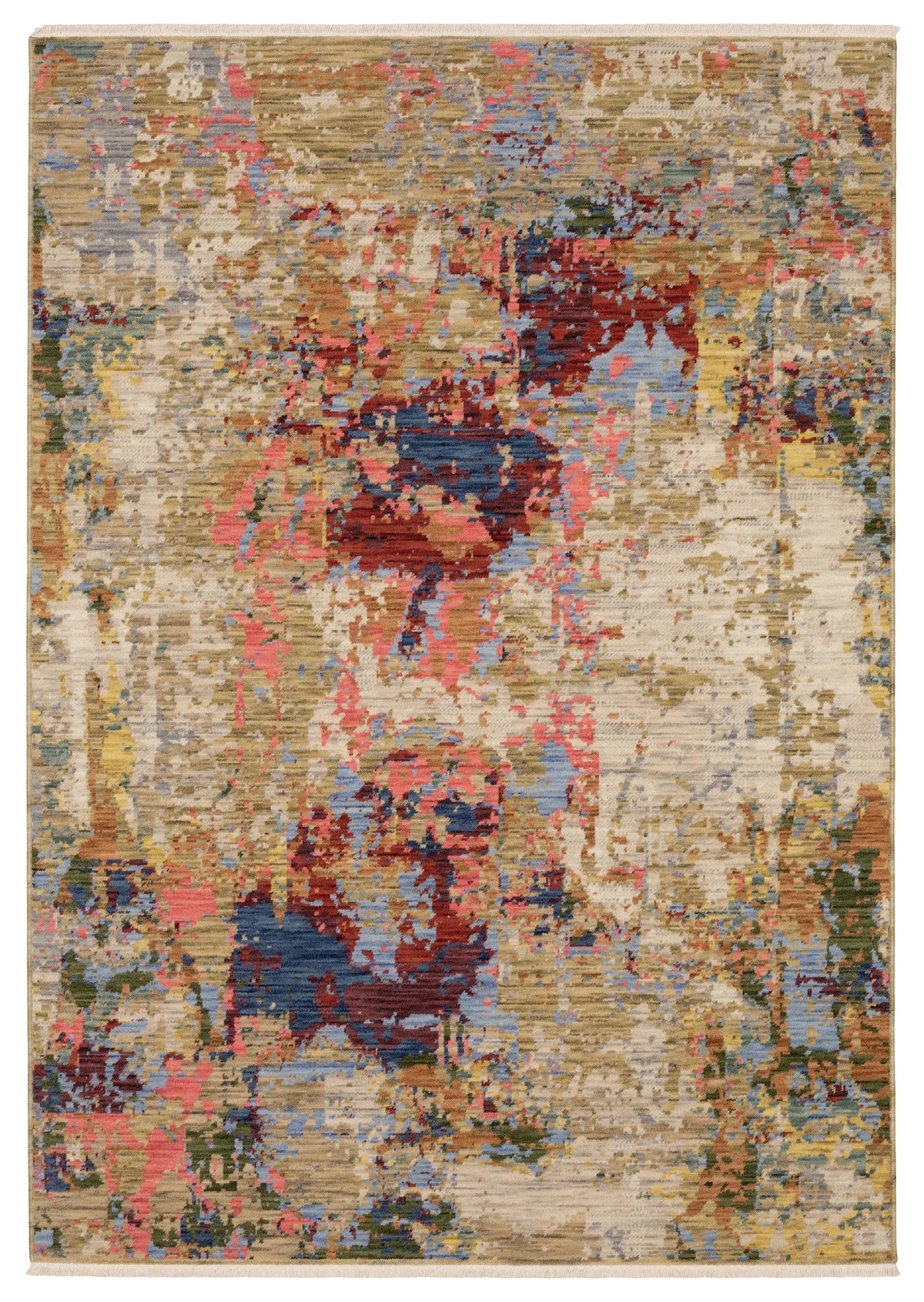 Oriental Weavers Sphinx SOLERI SOL06 Beige Abstract Rugs - main flat