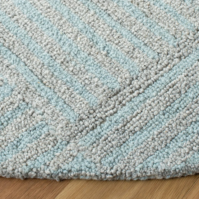 Safavieh Abstract 6'-0" x 6'-0" Rug in Blue / Grey