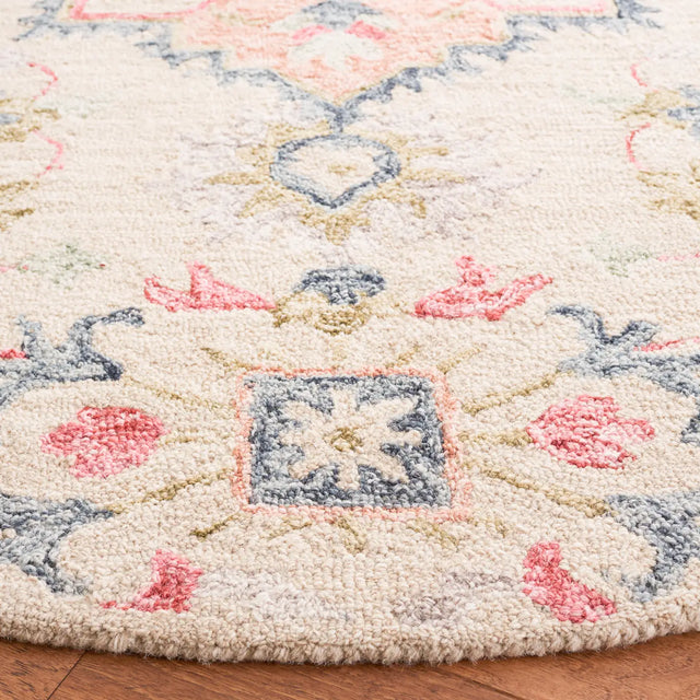 Safavieh Metro 6'-0" x 6'-0" Rug in Beige / Rust