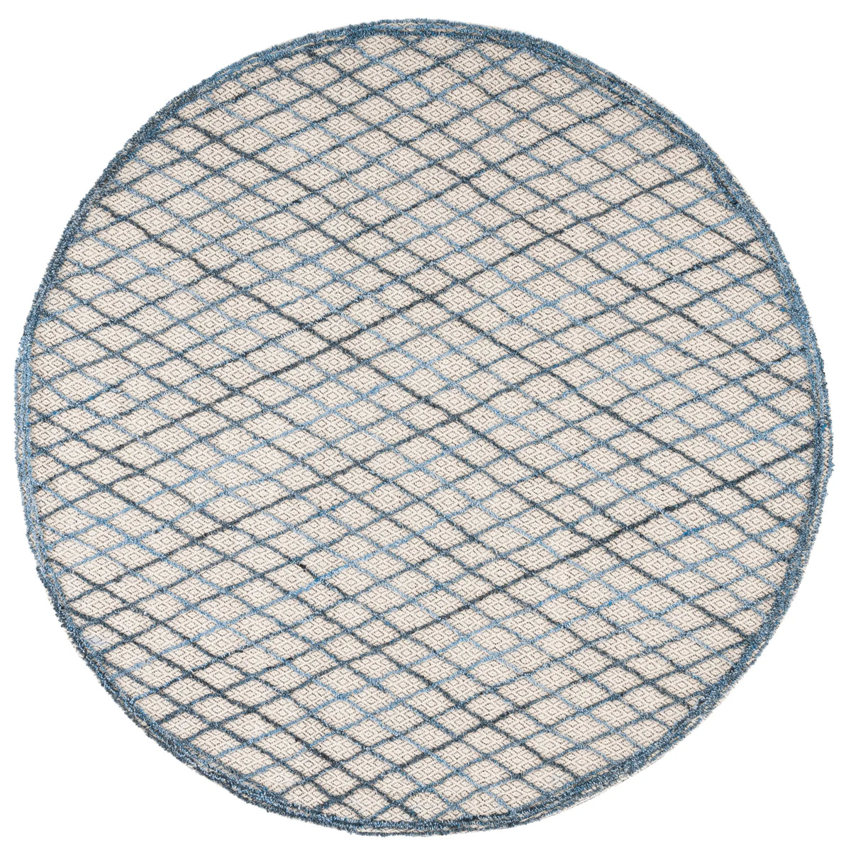 Safavieh Trace 6'-0" x 6'-0" Rug in Blue / Black