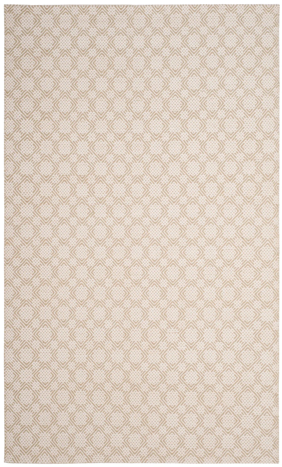 Safavieh Klc-Cotton Kilim 5'-0" x 8'-0" Rug in Beige / Ivory