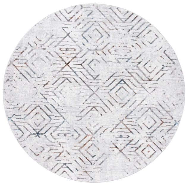 Safavieh Sonoma 6'-7" x 6'-7" Rug in Grey / Ivory