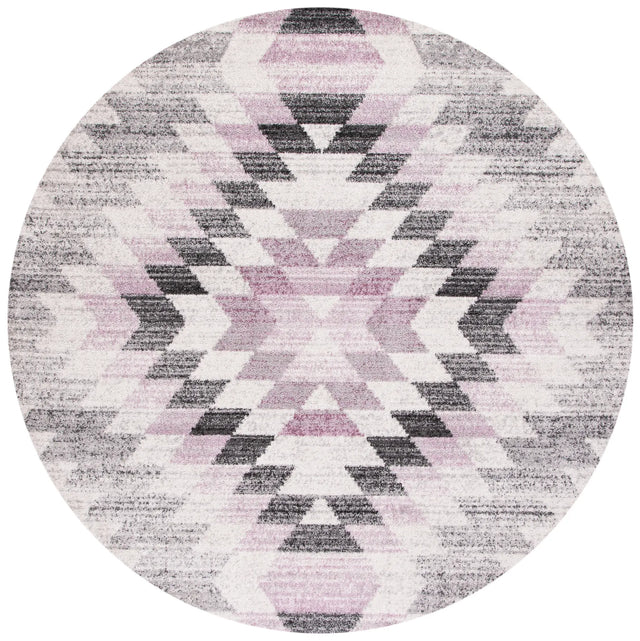 Safavieh Adirondack 7'-0" x 7'-0" Rug in Plum / Ivory