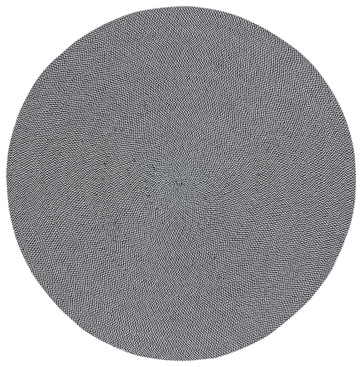 Safavieh Braided 5'-0" x 5'-0" Rug in Black / White