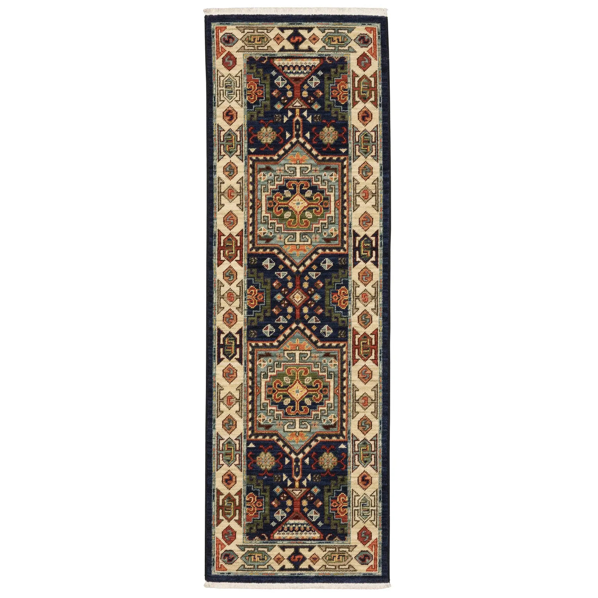Oriental Weavers Sphinx Lilihan 041H6 Blue/ Ivory Rugs - runner
