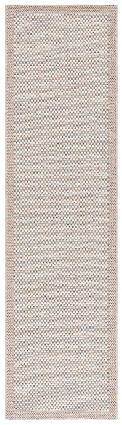 Safavieh Sisal All-Weather 2'-2" x 8'-0" Rug in Ivory / Aqua Orange