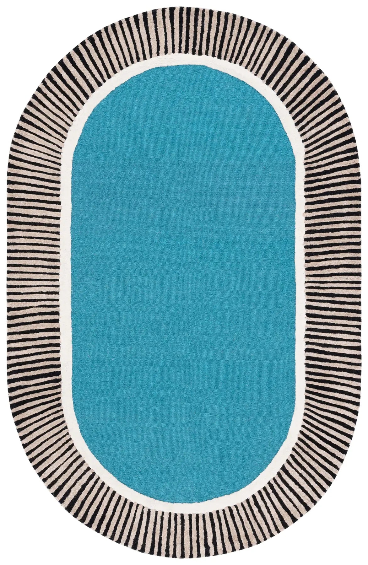 Safavieh Fifth Avenue 5'-0" x 8'-0" Rug in Blue / Black