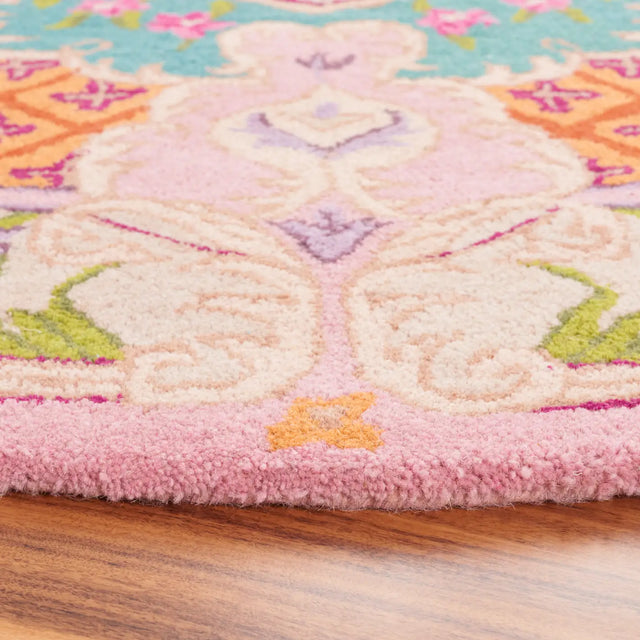 Safavieh Bellagio 5'-0" x 5'-0" Rug in Blue / Pink