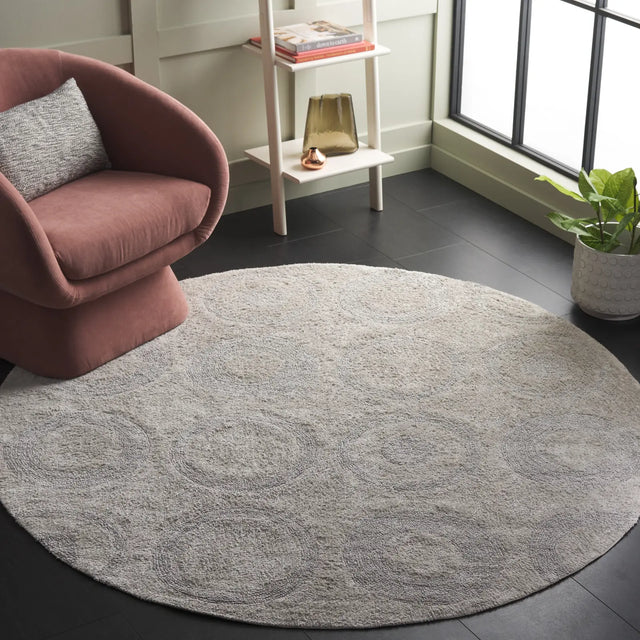 Safavieh Easy Care 6'-0" x 6'-0" Rug in Grey