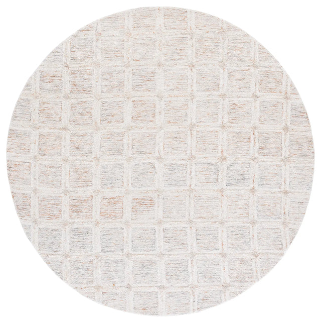 Safavieh Pine 6'-0" x 6'-0" Rug in Rust / Grey