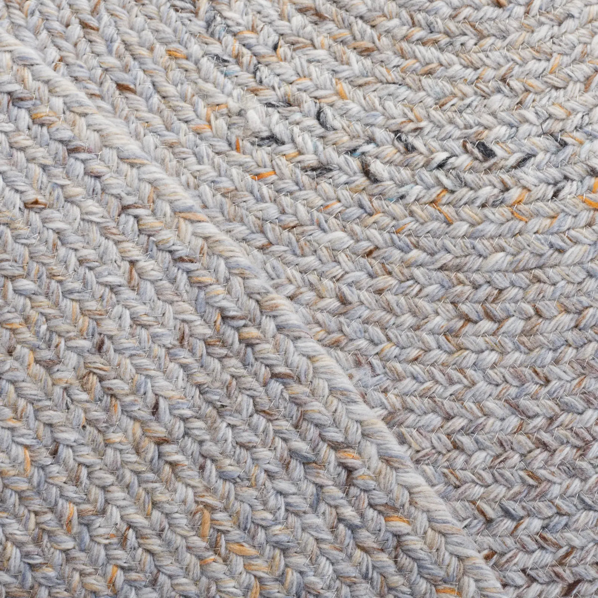Safavieh Braided 5'-0" x 5'-0" Rug in Grey / Yellow