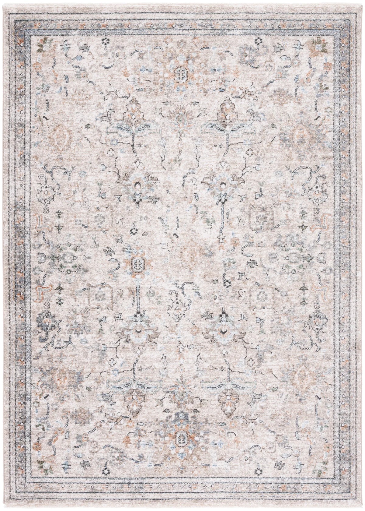 Safavieh Jasmine 4'-5" x 6'-5" Rug in Grey / Blue