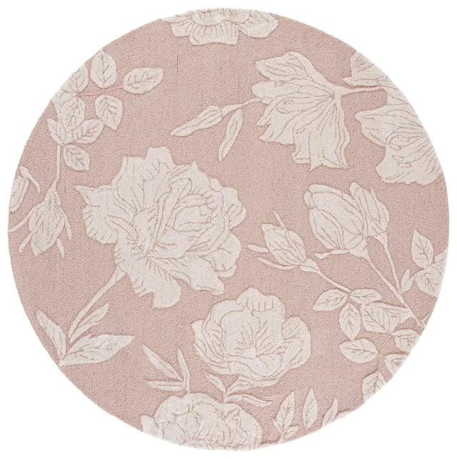 Safavieh Glamour 6'-0" x 6'-0" Rug in Light Pink / Ivory