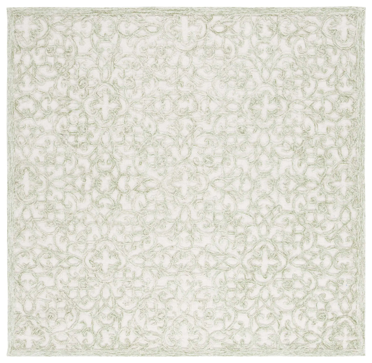 Safavieh Trace 6'-0" x 6'-0" Rug in Ivory / Green