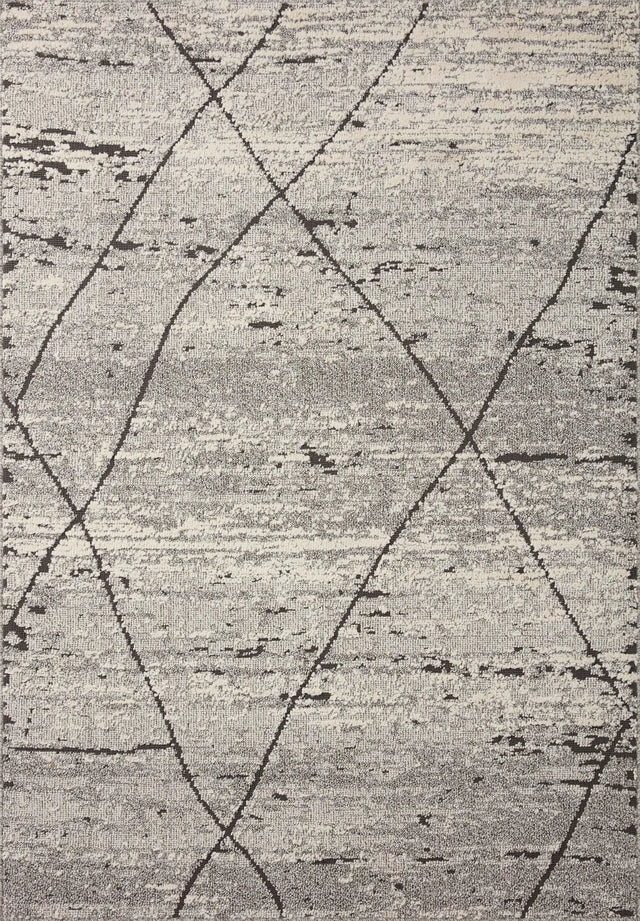 Loloi Fabian Fab-04 Grey/Charcoal Rug - main flat