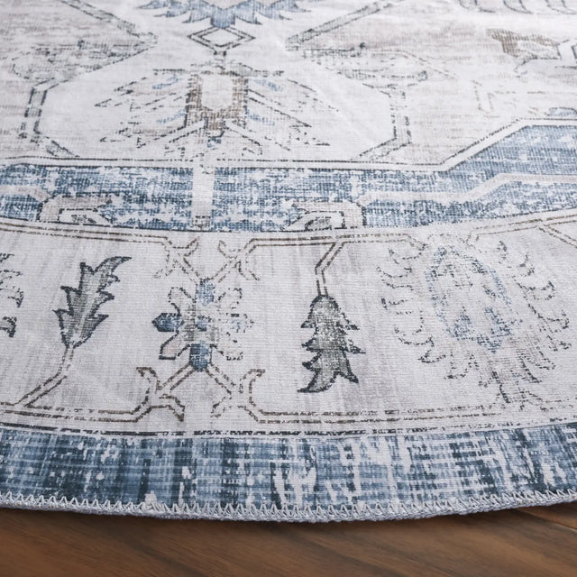 Safavieh Arizona 6'-0" x 6'-0" Rug in Grey / Blue