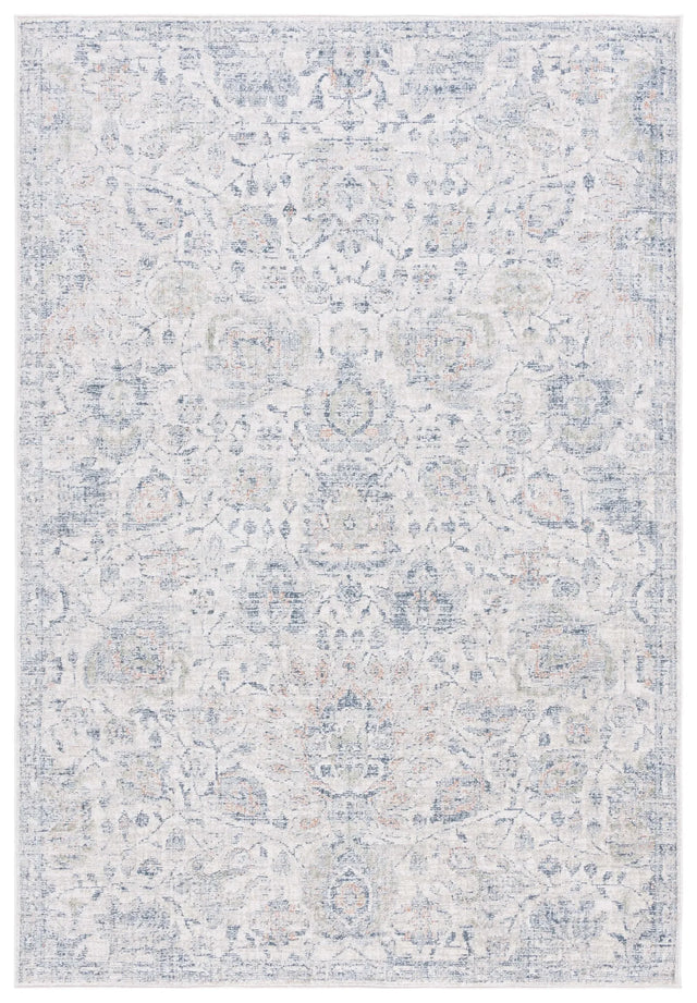Safavieh Hunter 100 4'-0" x 6'-0" Rug in Ivory / Dark Grey / Sage