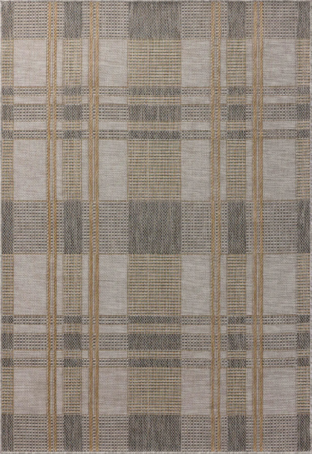 Loloi Birch BIR-05 Bone / Gold Rug - main flat
