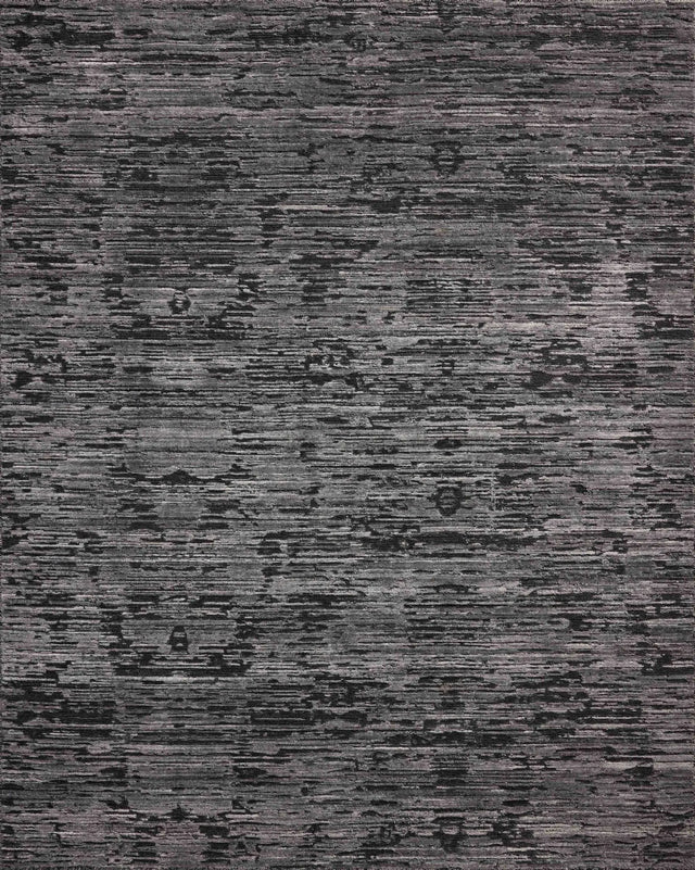 Jean Stoffer x Loloi Daniel DAN-03 Charcoal Rug - main flat