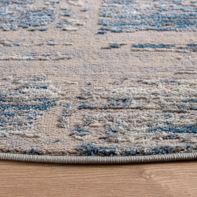 Safavieh Palma 6'-7" x 6'-7" Rug in Grey / Teal