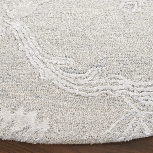 Safavieh Glamour 6'-0" x 6'-0" Rug in Light Blue / Ivory