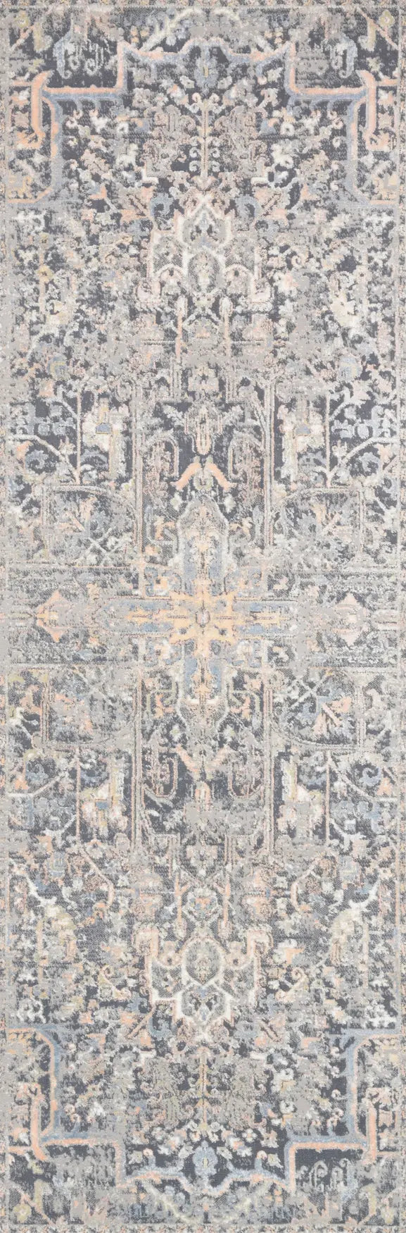 Loloi Lucia Luc-02 Charcoal / Multi Rugs - runner flat