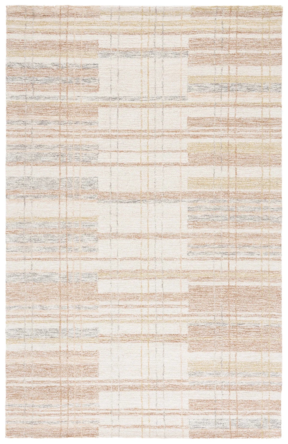 Safavieh Metro 4'-0" x 6'-0" Rug in Ivory / Rust