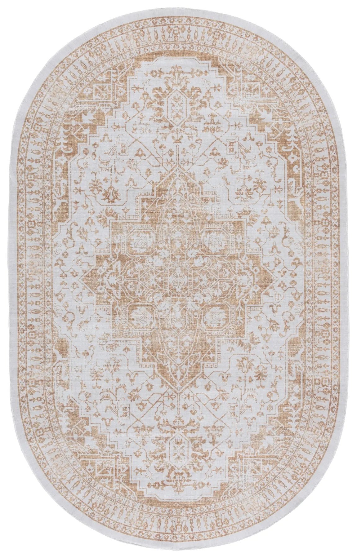 Safavieh Arizona 5'-0" x 8'-0" Rug in Beige / Gold