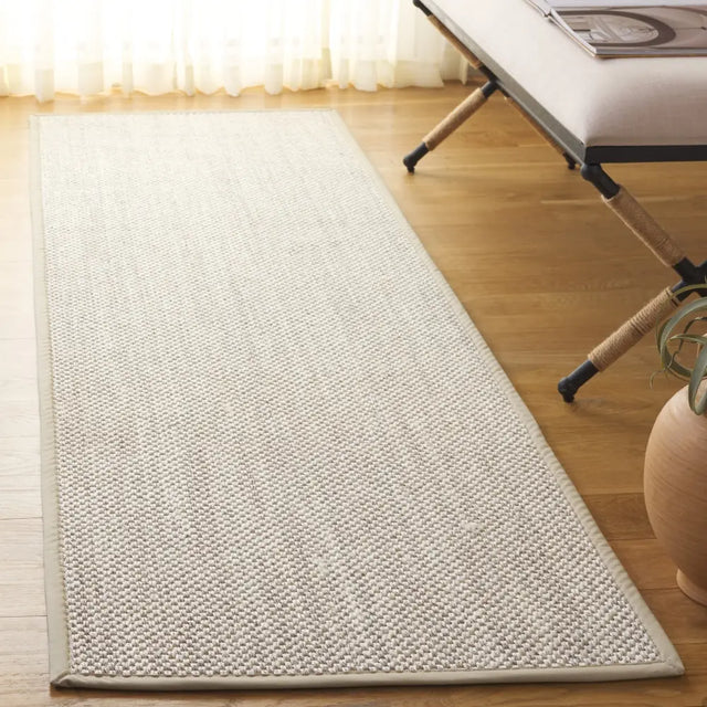 Safavieh Natural Fiber 2'-6" x 8'-0" Rug in Marble / Beige