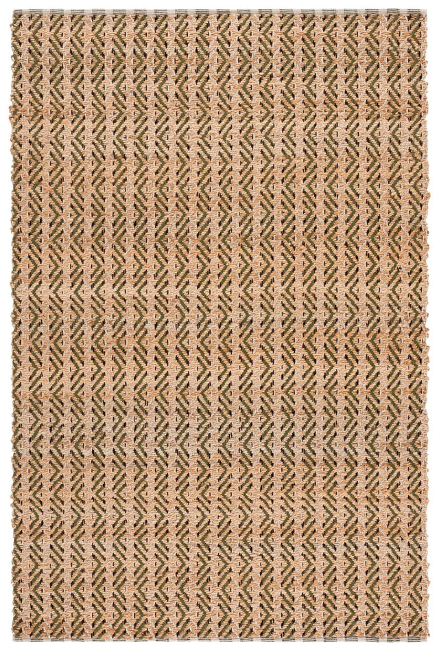 Safavieh Natural Fiber 5'-0" x 8'-0" Rug in Natural / Green