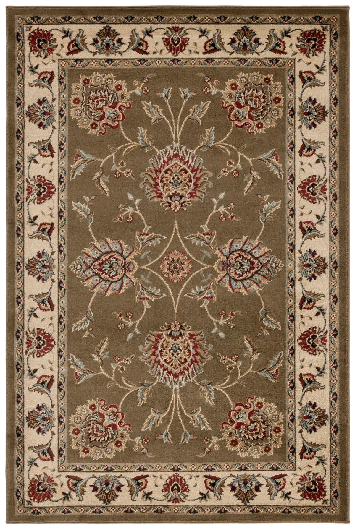 Safavieh Lyndhurst 3'-3" x 5'-3" Rug in Green / Ivory
