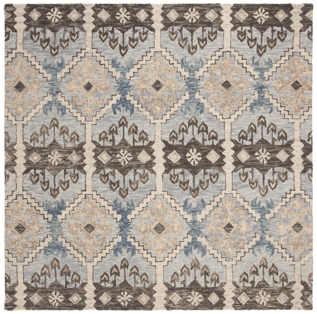 Safavieh Aspen 7'-0" x 7'-0" Rug in Light Blue / Cream