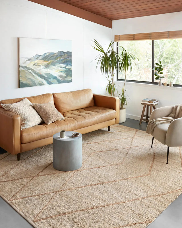 Loloi Bodhi Bod-02 Ivory/Natural Rugs - room scene 1