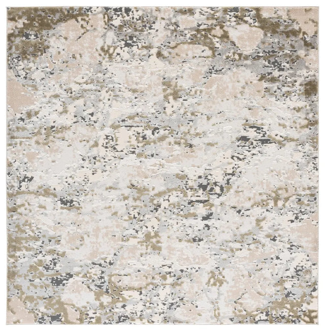Safavieh Pearl 6'-7" x 6'-7" Rug in Ivory / Grey Green