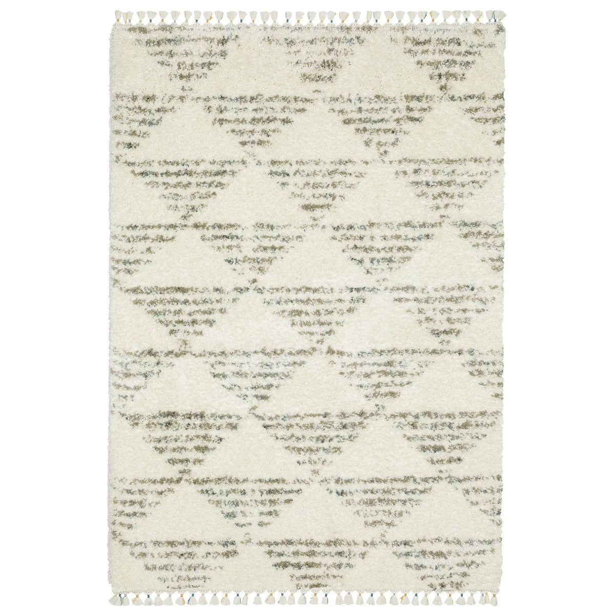 Oriental Weavers Sphinx Axis Ax05A Ivory/ Multi Rug - main flat