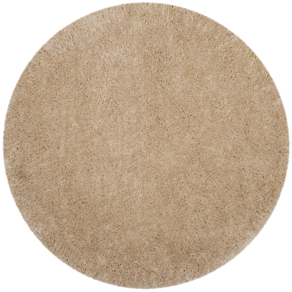 Safavieh Polar Shag 5'-1" x 5'-1" Rug in Light Beige