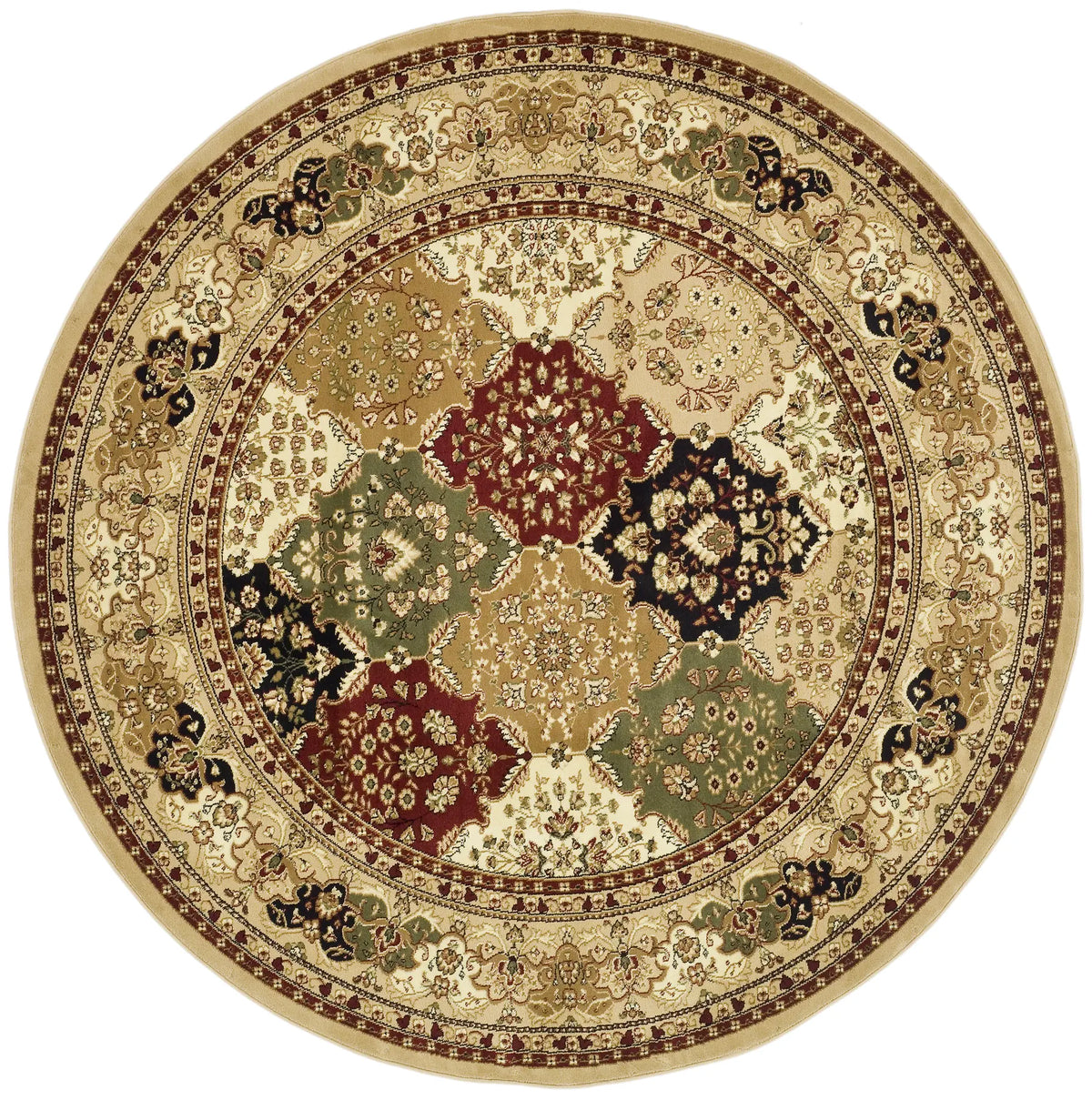 Safavieh Lyndhurst 10'-0" x 10'-0" Rug in Multi / Beige