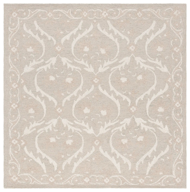 Safavieh Blossom 6'-0" x 6'-0" Rug in Light Grey / Ivory